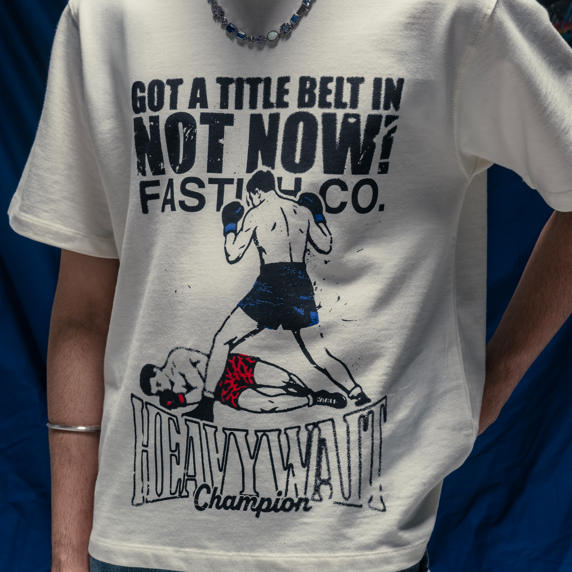 CHAMPION T SHIRT WHITE