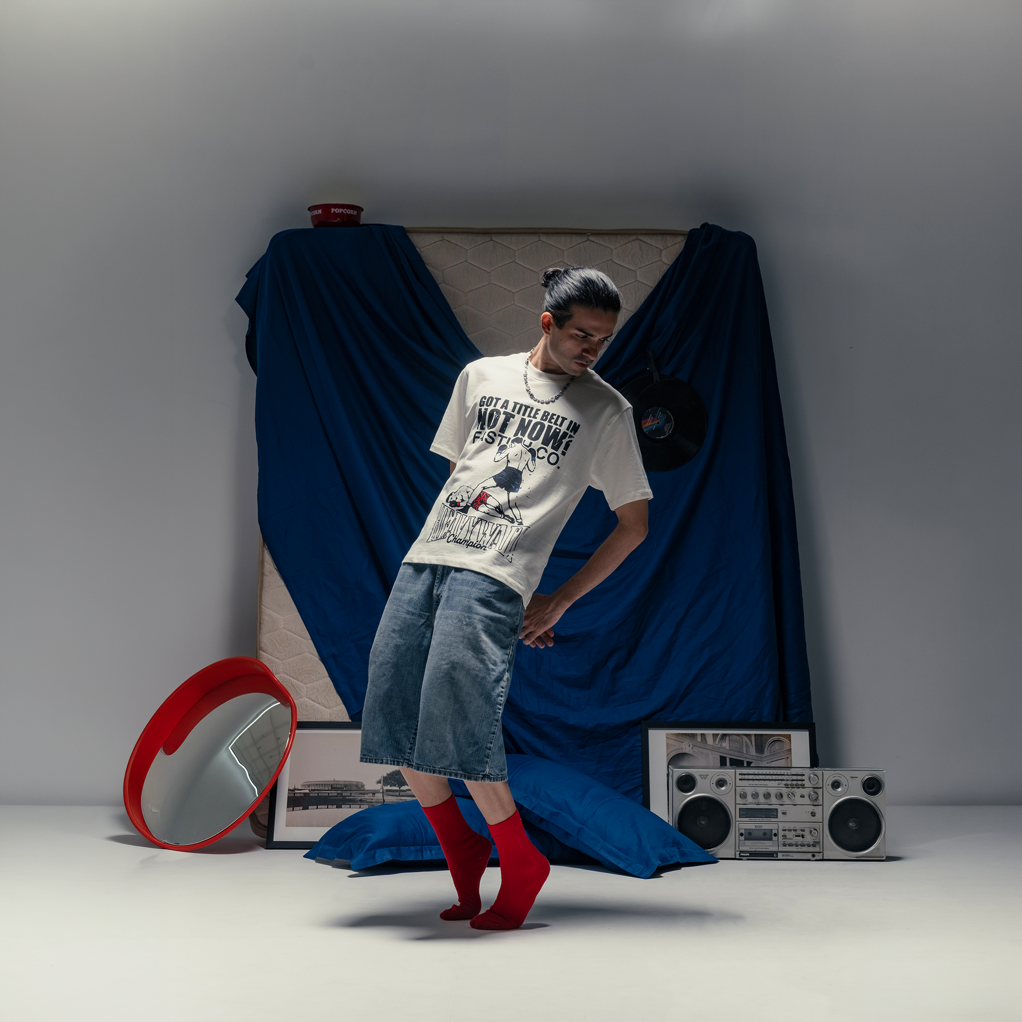 CHAMPION T SHIRT WHITE