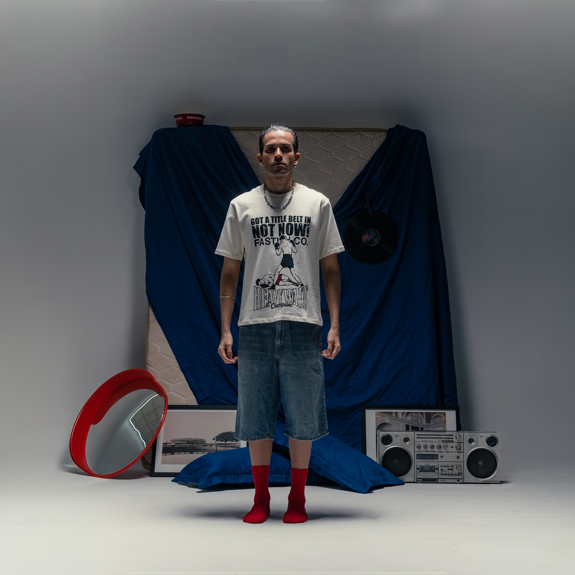 CHAMPION T SHIRT WHITE
