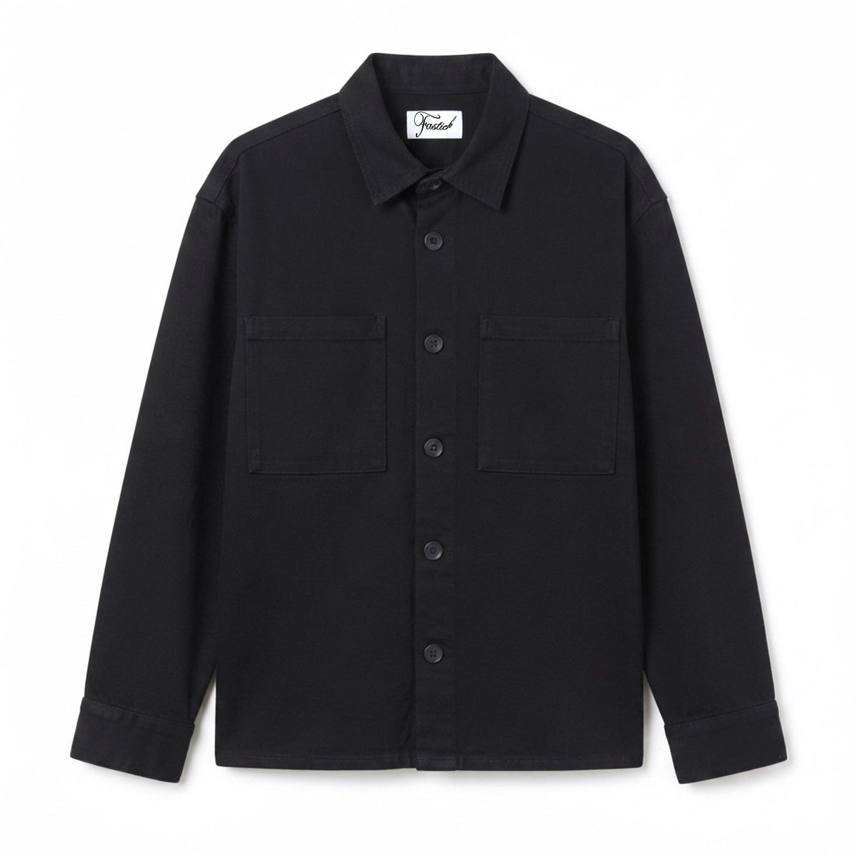 BASIC OVERSHIRT BLACK