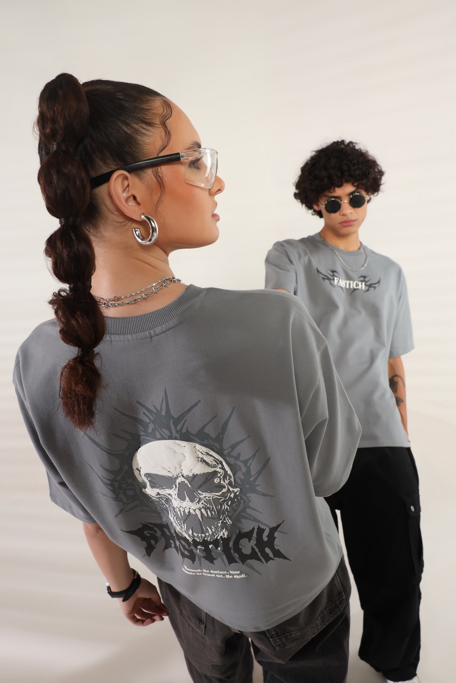 AFTERTIME GREY T SHIRT