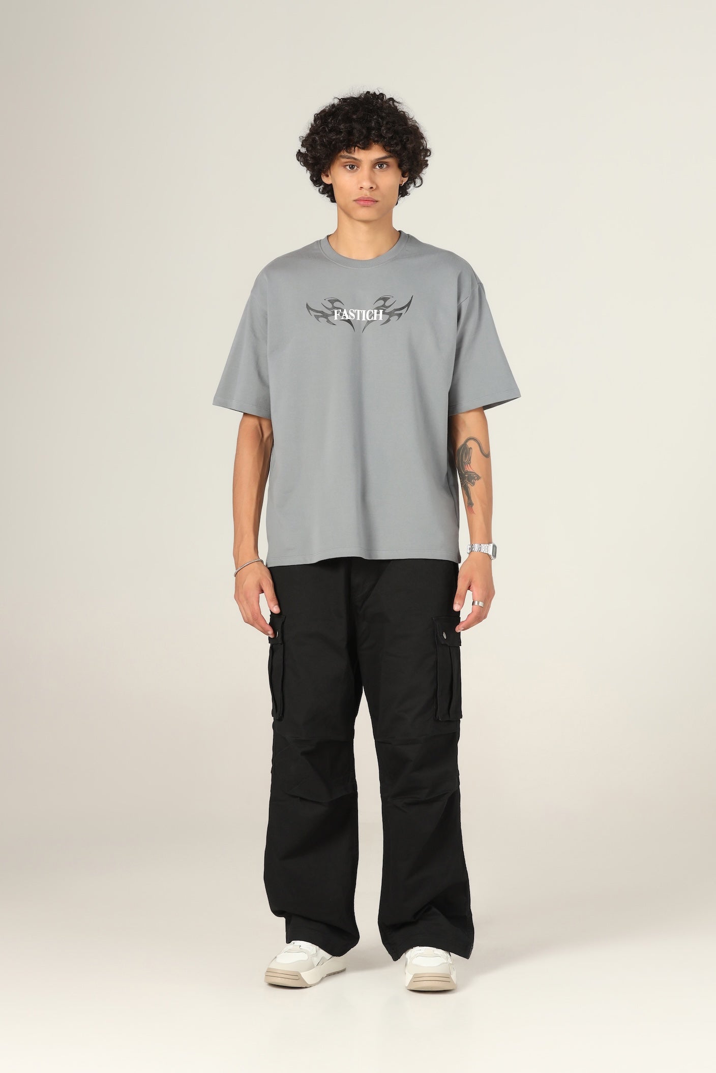 AFTERTIME GREY T SHIRT