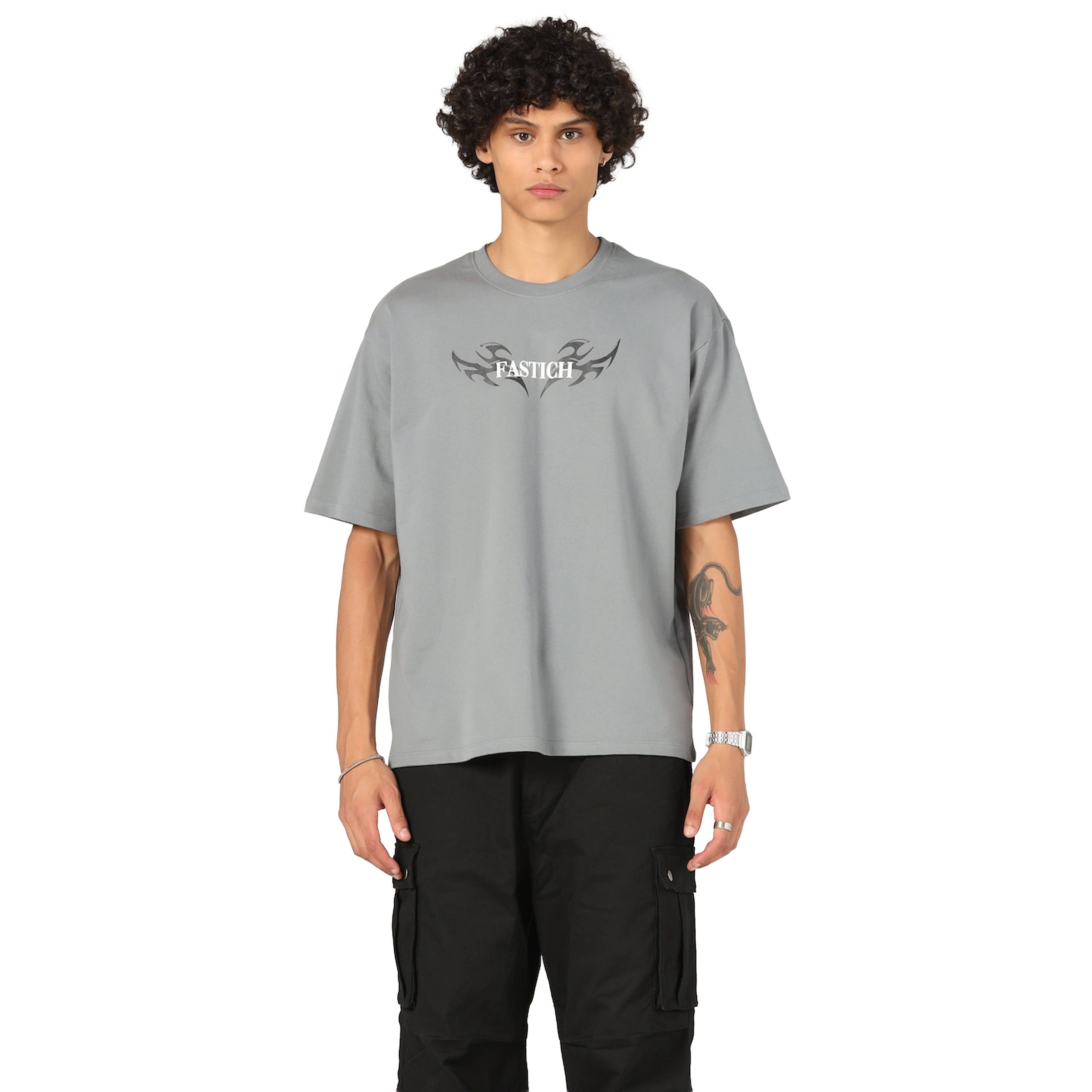 AFTERTIME GREY T SHIRT