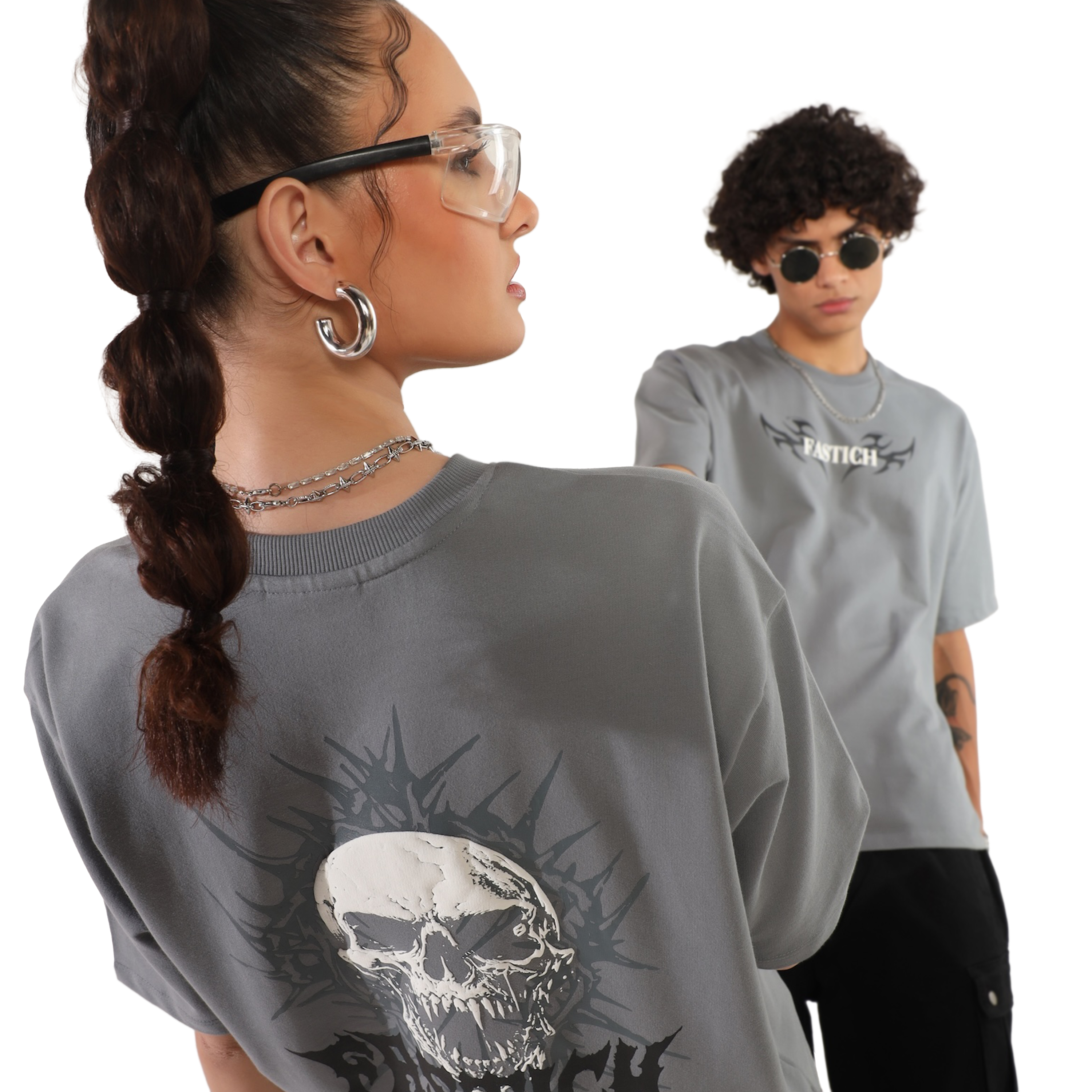 AFTERTIME GREY T SHIRT
