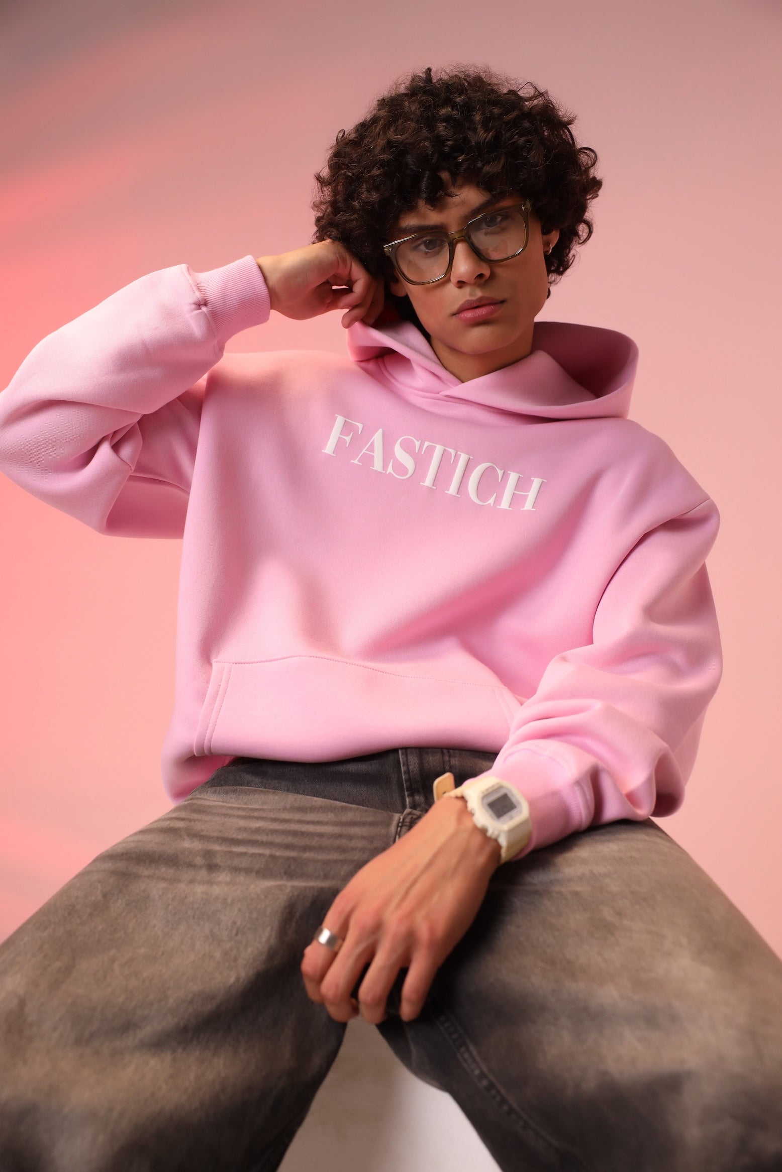 SECONDS HOODIE PINK